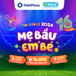 VPMILK VINH DỰ ĐỒNG HÀNH CÙNG KIDSPLAZA TẠI  “FESTIVAL MẸ BẦU VÀ EM BÉ 2024” image