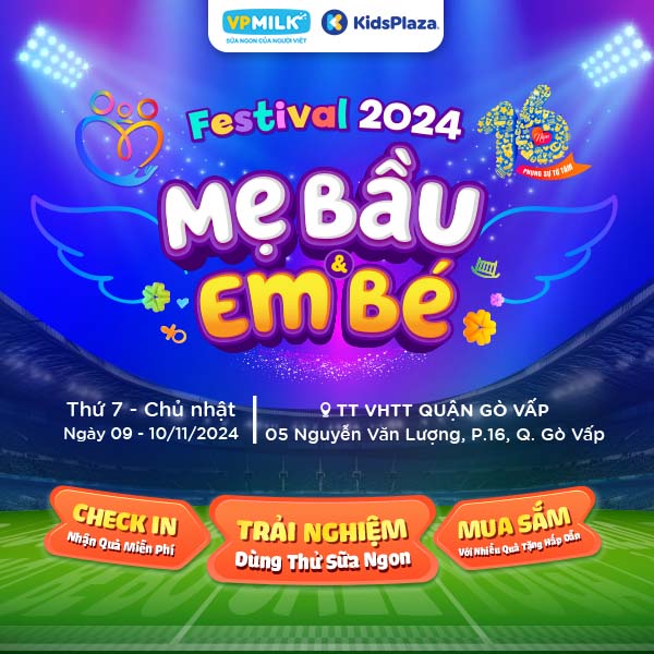 VPMILK HÂN HẠNH ĐỒNG HÀNH CÙNG KIDSPLAZA TẠI “FESTIVAL MẸ BẦU VÀ EM BÉ 2024” TP.HCM image