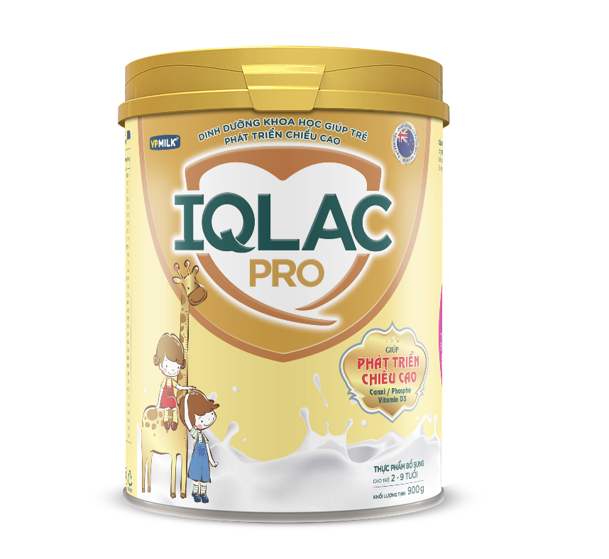 Sữa công thức IQLac Pro phát triển chiều cao image
